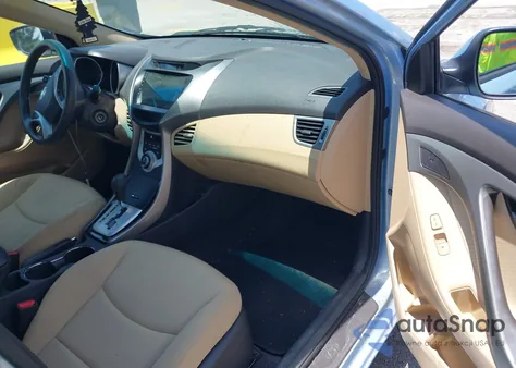 2011 Hyundai Elantra Gls (Ulsan Plant) from USA, damaged, VIN KMHDH4AE2BU099665